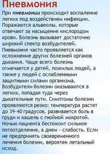 Какой анализ крови показывает пневмонию. анализы мочи и крови при пневмонии - значение показателей