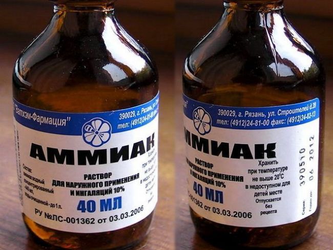 Как использовать нашатырный спирт при похмелье