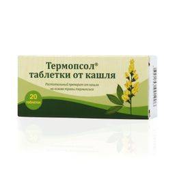 Термопсол, таблетки от кашля, инструкция по применению