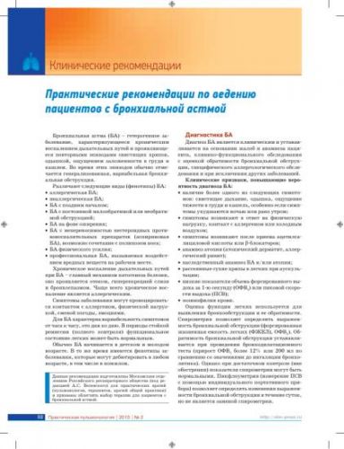 Виды и формы бронхиальной астмы
