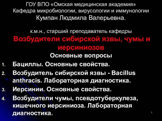 Сибирская язва: все от возбудителя и симптомов заболевания до профилактики