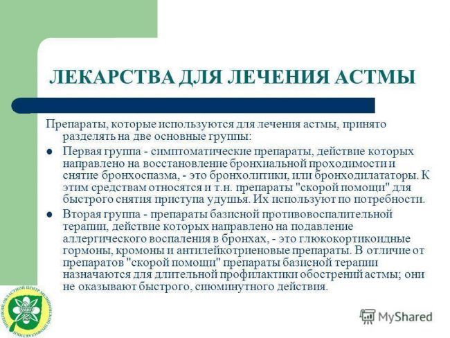 Одышка при бронхиальной астме