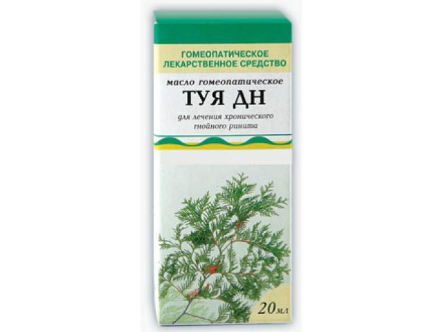 Масло туи при насморке у детей: инструкция и отзывы
