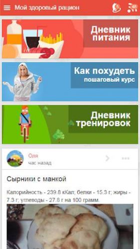 Как вести дневник питания?