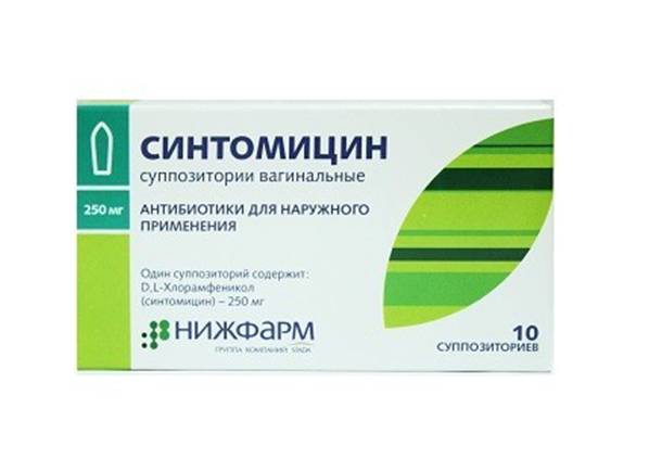 Аналог свечей синтомицин