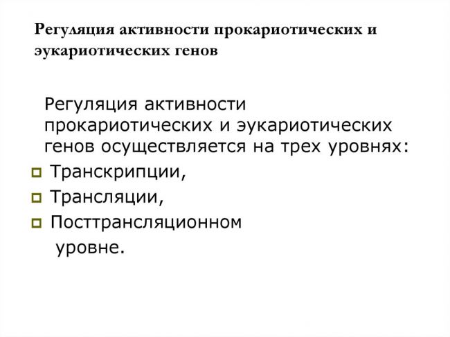 Экспрессия генов