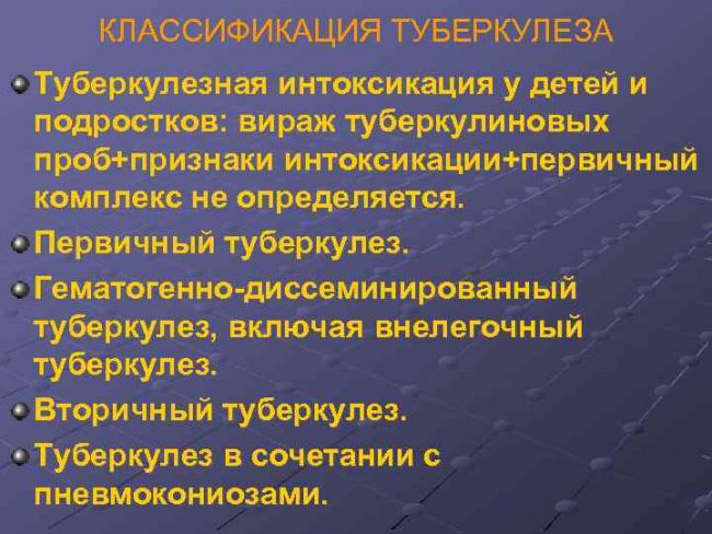 Туберкулезная интоксикация у детей и подростков