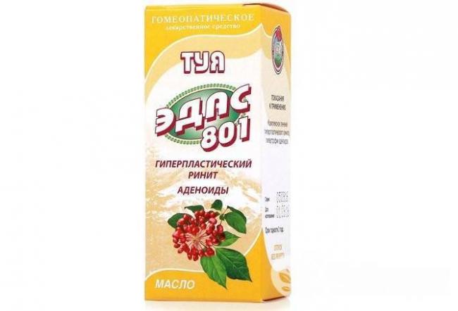 Масло туи при аденоидах для детей: отзывы, как применять