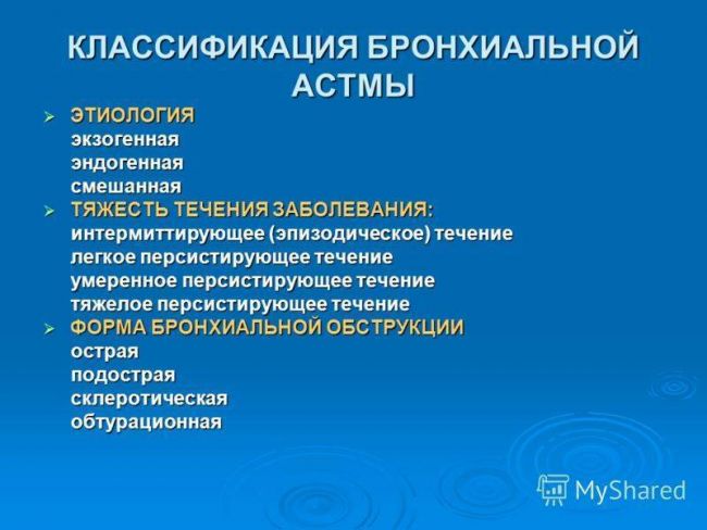 Осложнения бронхиальной астмы при отсутствии терапии