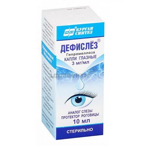 Глазные капли дефислез