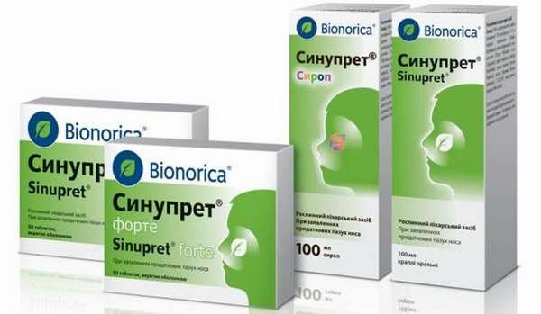 Синупрет сироп инструкция по применению