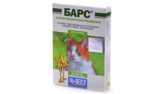 Инструкция по использованию капель от блох барс для кошек