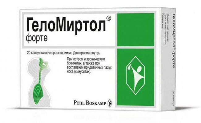 ГелоМиртол форте инструкция по применению