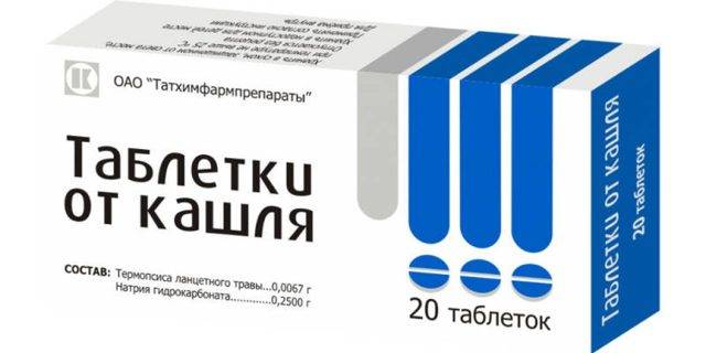 Таблетки от кашля с термопсисом: инструкция по применению
